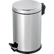 Elarque PLX3700-308 Krom Paslanmaz Pedallı Çöp Kovası 8 Lt