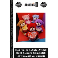 Armoris Hediyelik Kutulu Ayıcık Özel Sunum Romantik Jest Sevgiliye Sürpriz