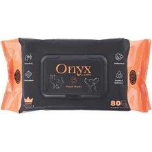 Hilera M-Pets Onyx Şeftali Kokulu Kedi ve Köpekler Için Temizleme Mendili 80LI