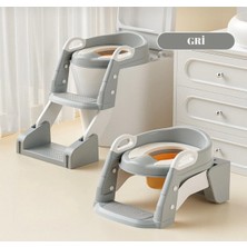 Elarque Babycomfort Bebek Klozet Adaptörü - Kaymaz Tabanlı - Merdivenli Tuvalet Ada