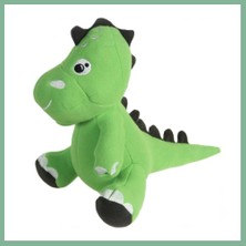 Bşk Virgo Dino Peluş Oyuncak Yeşil 25 cm BSK2026