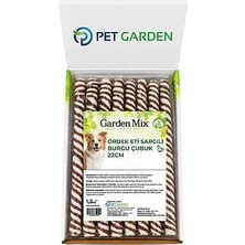 Hilera Garden Mix Ördek Eti Sargılı Burgu Çubuk Köpek Ödül Maması 22CM 1.5kg