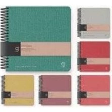 TeknoKapsül Gıpta 7043 Port Spr Flexı Sert Kapak Defter 16X16 80 Yp Çizgili