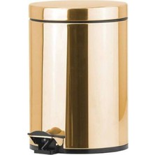 Elarque - Pedallı Çöp Kovası 3 Lt Altın - Outlet - 3054-0001-EG-