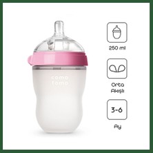 Bezos Comotomo Antikolik Silikon Biberon 250 ml 3-6 Ay Pembe · Renk: Pembe Bzst