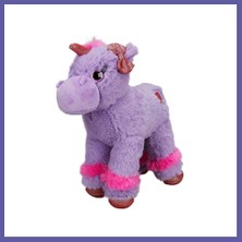 Nida Unicorn Renkli Peluş At 28 Cm. Nıda