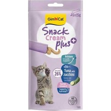 Hilera Gimcat Ton Balıklı ve Kabaklı Yavru Kediler Için Krema Kedi Ödül Maması 6X15GR