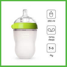 Bezos Antikolik Silikon Biberon 250 ml 3-6 Ay Yeşil · Renk: Yeşil Arz