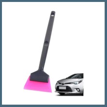 Bezos Mini Saplı Silikon Çekçek Ragle Cam Filmi Çekme Uygulama Aparatı 6X22CM Siyah Pembe Agc