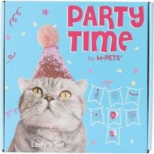 Hilera M-Pets Party Time Dişi Kediler Için Doğum Günü Seti