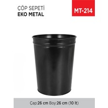 Elarque Çöp Sepeti Düz Metal