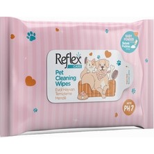 Hilera Reflex Care Bebek Pudrası Kokulu Evcil Hayvanlar Için Çok Amaçlı Hijyenik Temizleme Mendili 10LU