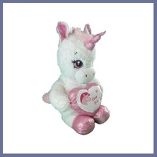 Bezos 63019 Peluş 60 cm Kalpli Boynuzlu At Dlra