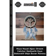 Armoris Rüya Hayat Ağacı Dream Catcher Hediyelik Eşya Dekoratif Obje Duvar Panosu