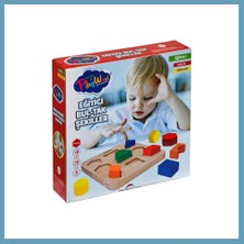 Bezos ONY-389 Ahşap Eğitici Bultak Şekiller Playwood MBT06