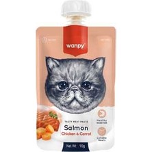 Hilera Wanpy Somon ve Tavuklu Taze Ezme Kedi Ödül Maması 90GR