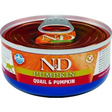 Hilera Nd Pumpkin Tahılsız Bıldırcın Eti ve Balkabaklı Yetişkin Kedi Konservesi 70GR