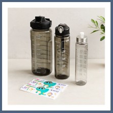 Bezos 3'lü Pipetli Motivasyon Suluk Seti 500/900/2000 ml (Telefonluklu) BZS10