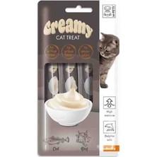Hilera M-Pets Creamy Morina Balıklı ve Biftekli Krema Kedi Ödül Maması 4X15GR