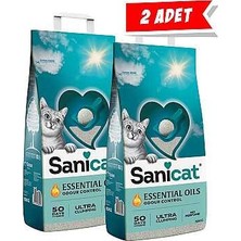 Hilera Sanicat Essential Oils Kokusuz Kedi Kumu 10KG (2 Adet)