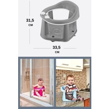 Elarque Kaymaz Vakum Ayaklı Bebek Banyo Oturağı & Mama Oturağı 2in1