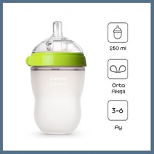 Bezos Antikolik Silikon Biberon 250 ml 3-6 Ay Yeşil · Renk: Yeşil Bbz