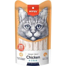 Hilera Wanpy Tavuklu ve Yengeç Etli Krema Kedi Ödülü 25X14GR