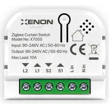 Happy Trend Smart Akıllı Anahtar | Zigbee Perde ve Panjur Modülü Jaluzi Kontrolü Mobil Kontrol Akıllı Röle X7055