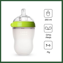Bezos Antikolik Silikon Biberon 250 ml 3-6 Ay Yeşil · Renk: Yeşil Bzst