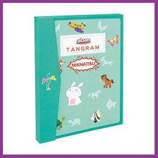 Bezos 03 569 Ahşap Manyetik Tangram -Nessiworld Oyuncak Atg