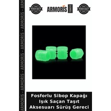 Armoris Fosforlu Sibop Kapağı Işık Saçan Taşıt Aksesuarı Sürüş Gereci