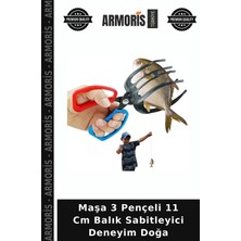 Armoris Maşa 3 Pençeli 11 cm Balık Sabitleyici Deneyim Doğa