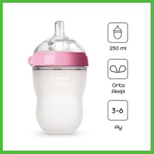 Bezos Comotomo Antikolik Silikon Biberon 250 ml 3-6 Ay Pembe · Renk: Pembe Arz