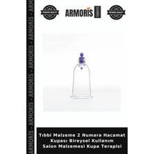 Armoris Tıbbi Malzeme 2 Numara Hacamat Kupası Bireysel Kullanım Salon Malzemesi Kupa Terapisi