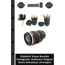 Armoris Objektif Kupa Bardak Fotoğrafçı Hediyesi Doğum Günü Arkadaşa Armağan