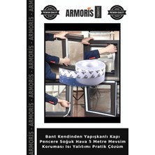 Armoris Bant Kendinden Yapışkanlı Kapı Pencere Soğuk Hava 5 Metre Mevsim Koruması Isı Yalıtımı Pratik Çözüm
