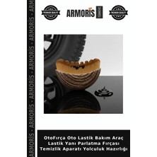 Armoris Otofırça Oto Lastik Bakım Araç Lastik Yanı Parlatma Fırçası Temizlik Aparatı Yolculuk Hazırlığı
