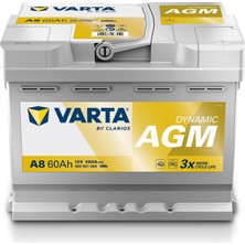 Happy Trend Start&stop Agm 12V 60 Ah Akü A8
