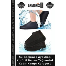 Armoris Su Geçirmez Ayakkabı Kılıfı M Beden Yağmurluk Çadır Kampı Koruyucu