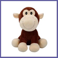 Nida Oturan Peluş Hayvanlar 35 cm Nıda