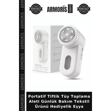 Armoris Portatif Tiftik Tüy Toplama Aleti Günlük Bakım Tekstil Ürünü Hediyelik Eşya