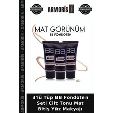 Armoris 3'lü Tüp Bb Fondoten Seti Cilt Tonu Mat Bitiş Yüz Makyajı