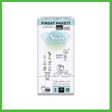 Bezos Bio Natural Bebek Bezi Fırsat Paketi 2 Beden 3-6 kg 48 Adet Arz