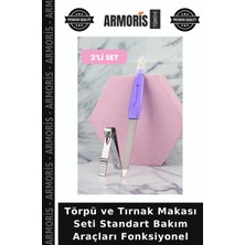 Armoris Törpü ve Tırnak Makası Seti Standart Bakım Araçları Fonksiyonel