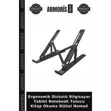 Armoris Ergonomik Dizüstü Bilgisayar Tablet Notebook Tutucu Kitap Okuma Dijital Nomad