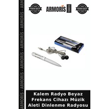 Armoris Kalem Radyo Beyaz Frekans Cihazı Müzik Aleti Dinlenme Radyosu