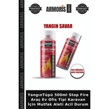 Armoris Yangıntüpü 500ML Stop Fire Araç Ev Ofis Tipi Karavan Için Mutfak Aleti Acil Durum