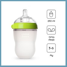 Bezos Antikolik Silikon Biberon 250 ml 3-6 Ay Yeşil · Renk: Yeşil MBT06