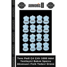 Armoris Tens Pedi Çıt Çıtlı 1000 Adet Yenileyici Bakım Sporcu Aksesuarı Fizik Tedavi Ürünü