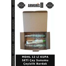 Armoris Mdhl 12 Li Kupa Seti Çay Sunumu Çeyizlik Bardak